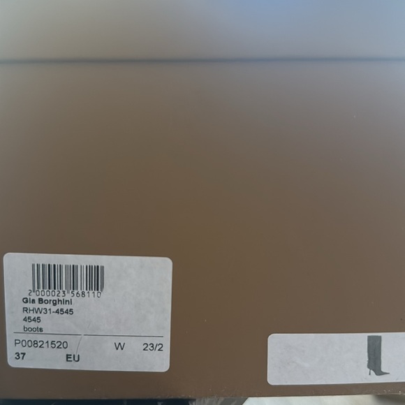 NWT - GIA BORGHINI ROSIE 31 Chocolate Knee High Boots (Size: 37, US 7) - Picture 12 of 13